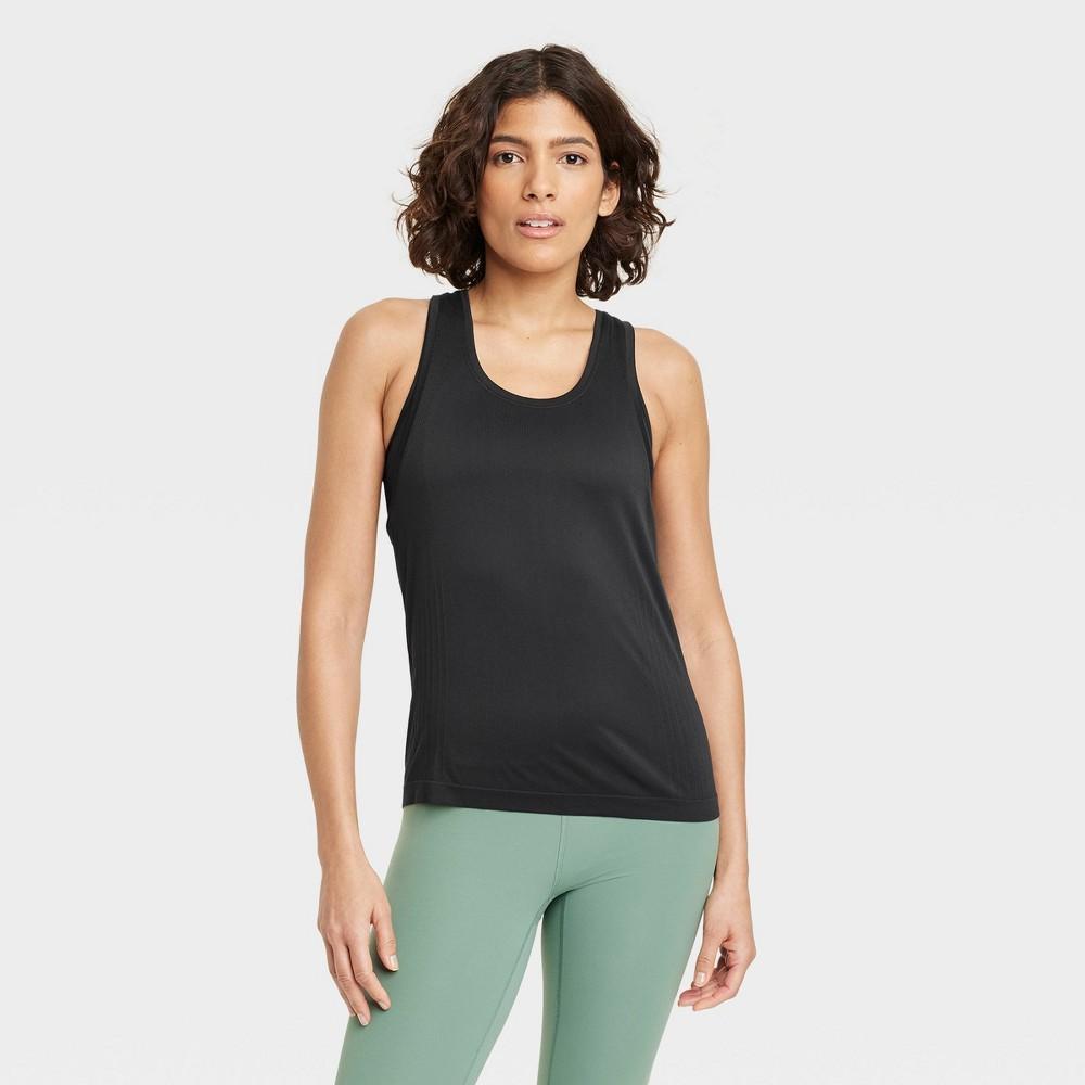 Womens Seamless Tank Top - All In Motion Black 3X Product Image
