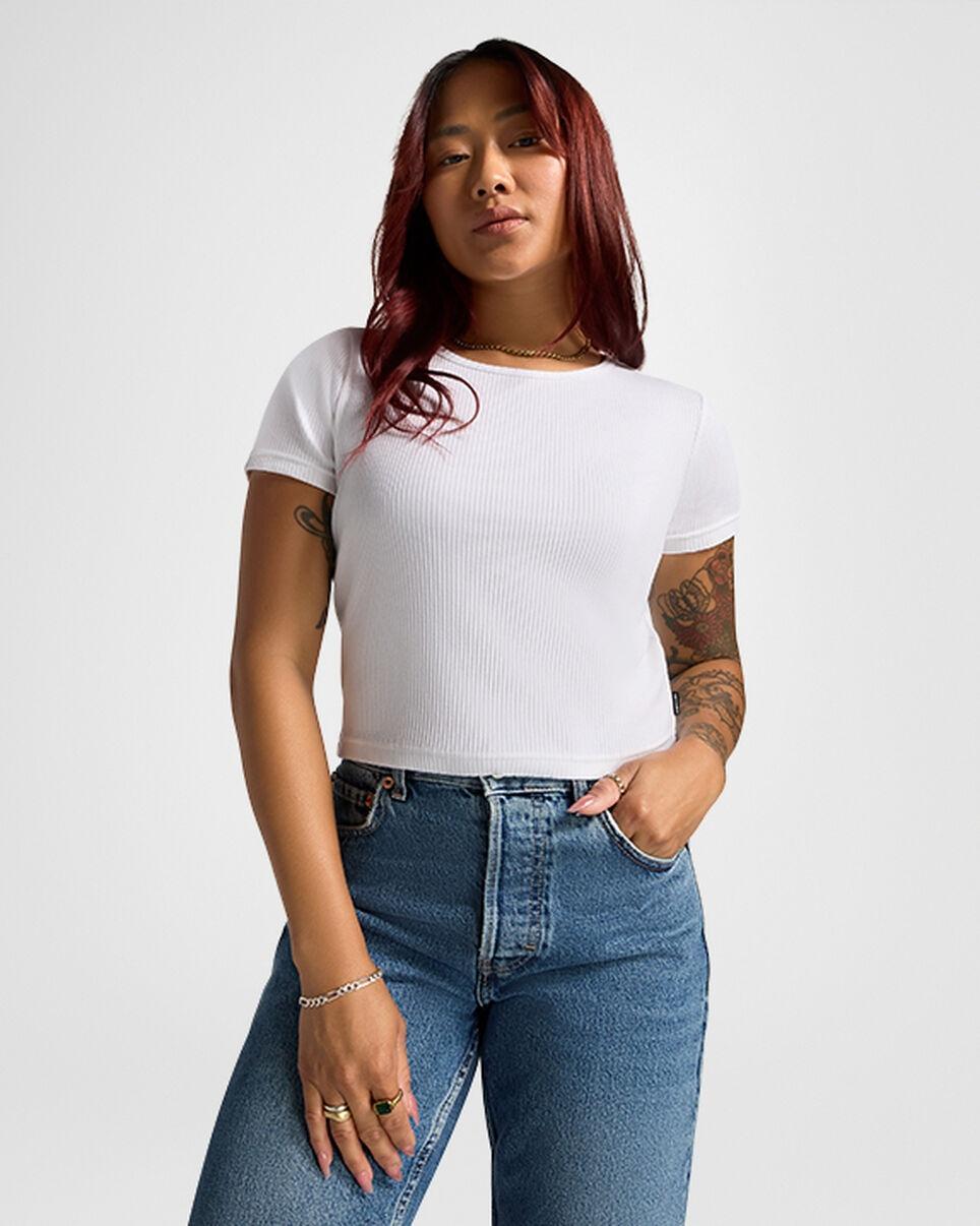 Ribbed Slim T-Shirt Product Image