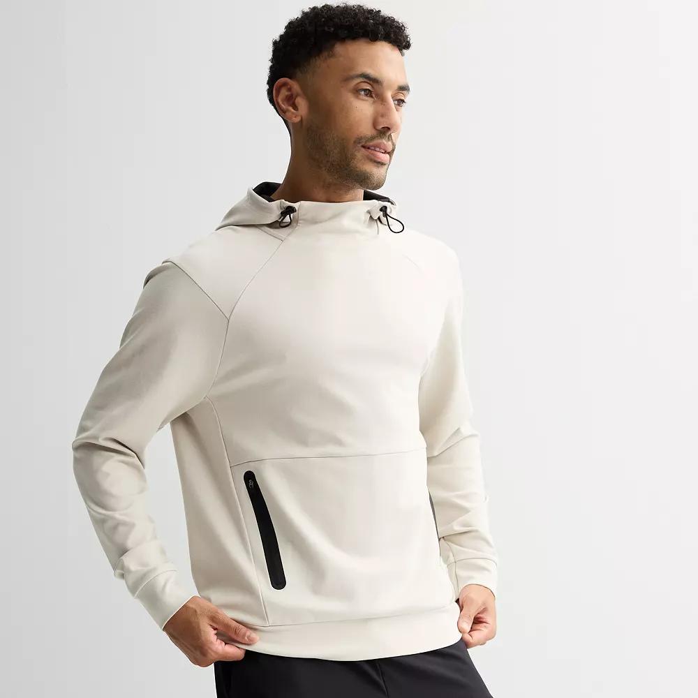 Men's Tek Gear® Performance Ponte Pullover Hoodie, Size: Small, Brown Trap Product Image