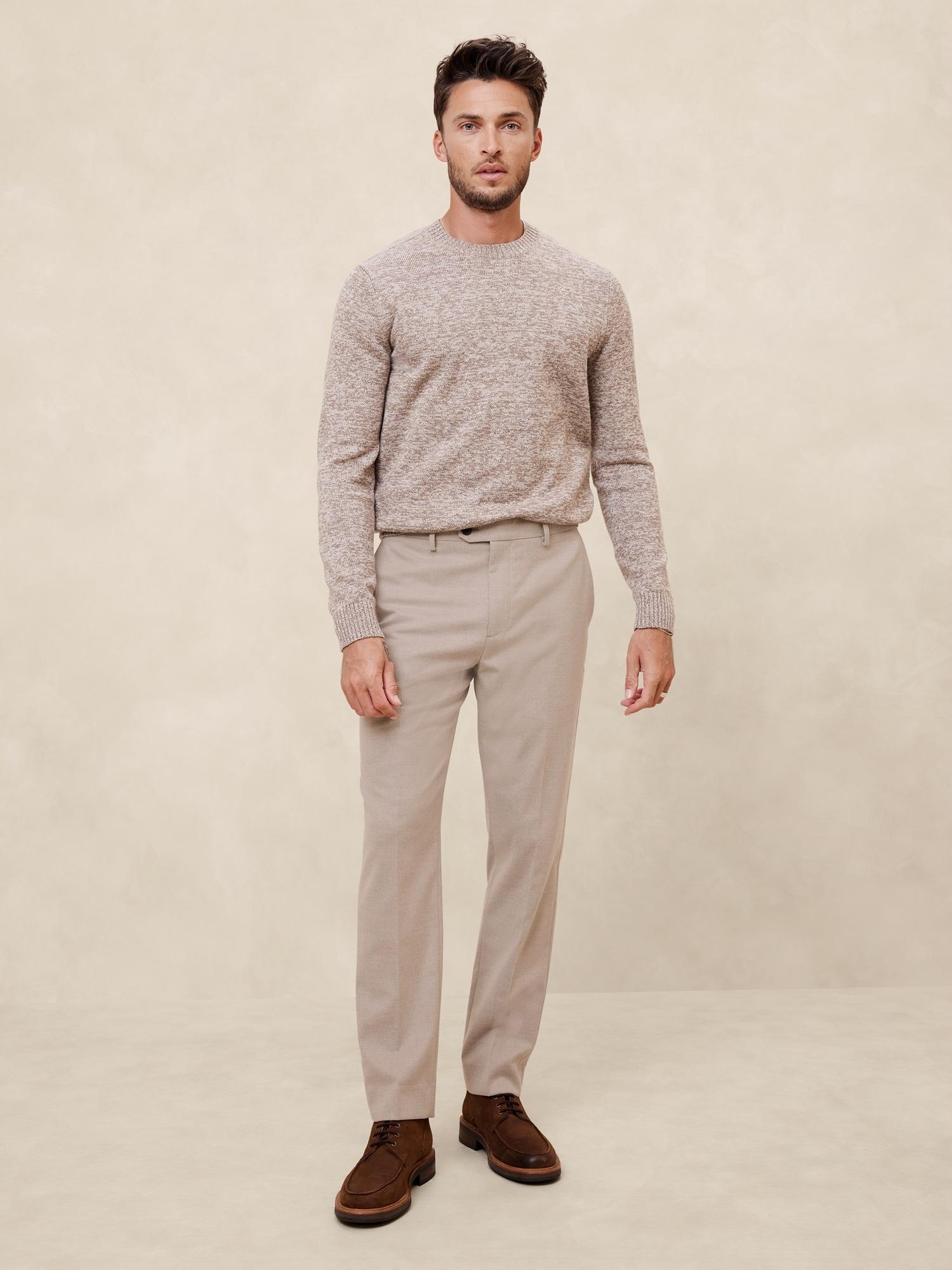 Tailored-Fit Flannel Suit Trouser Product Image