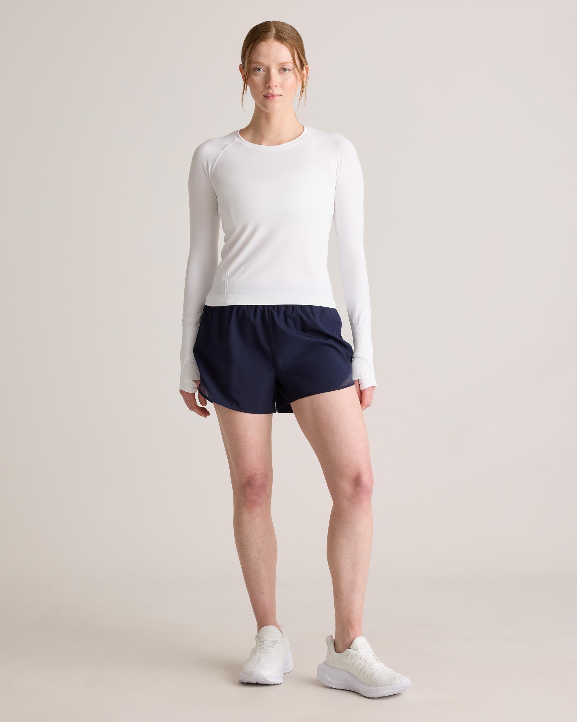 Quince | Women's Seamless Waist-Length Long Sleeve Top Nylon Product Image