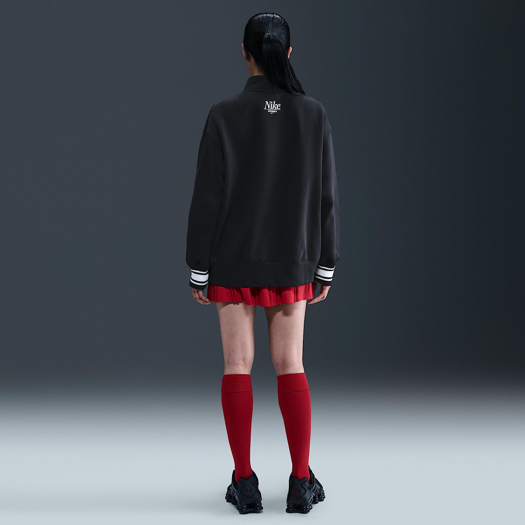 Women's Nike Sportswear Phoenix Fleece Oversized 1/4-Zip Long Sweatshirt Product Image