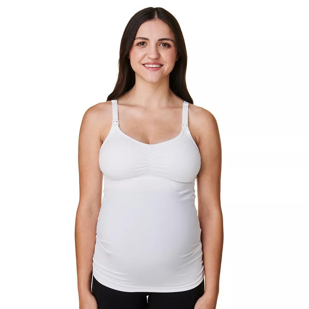 Women's Bravado Designs bravado! BASICS Slimming Maternity and Nursing Cami 7403BA, Size: XL, White Product Image