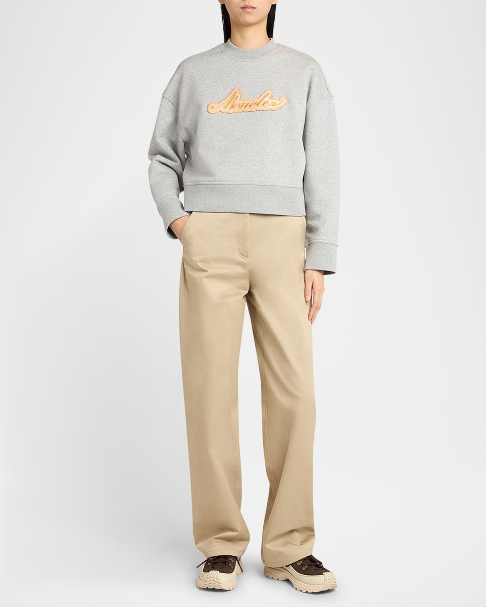 Logo Patch Crewneck Sweatshirt Product Image