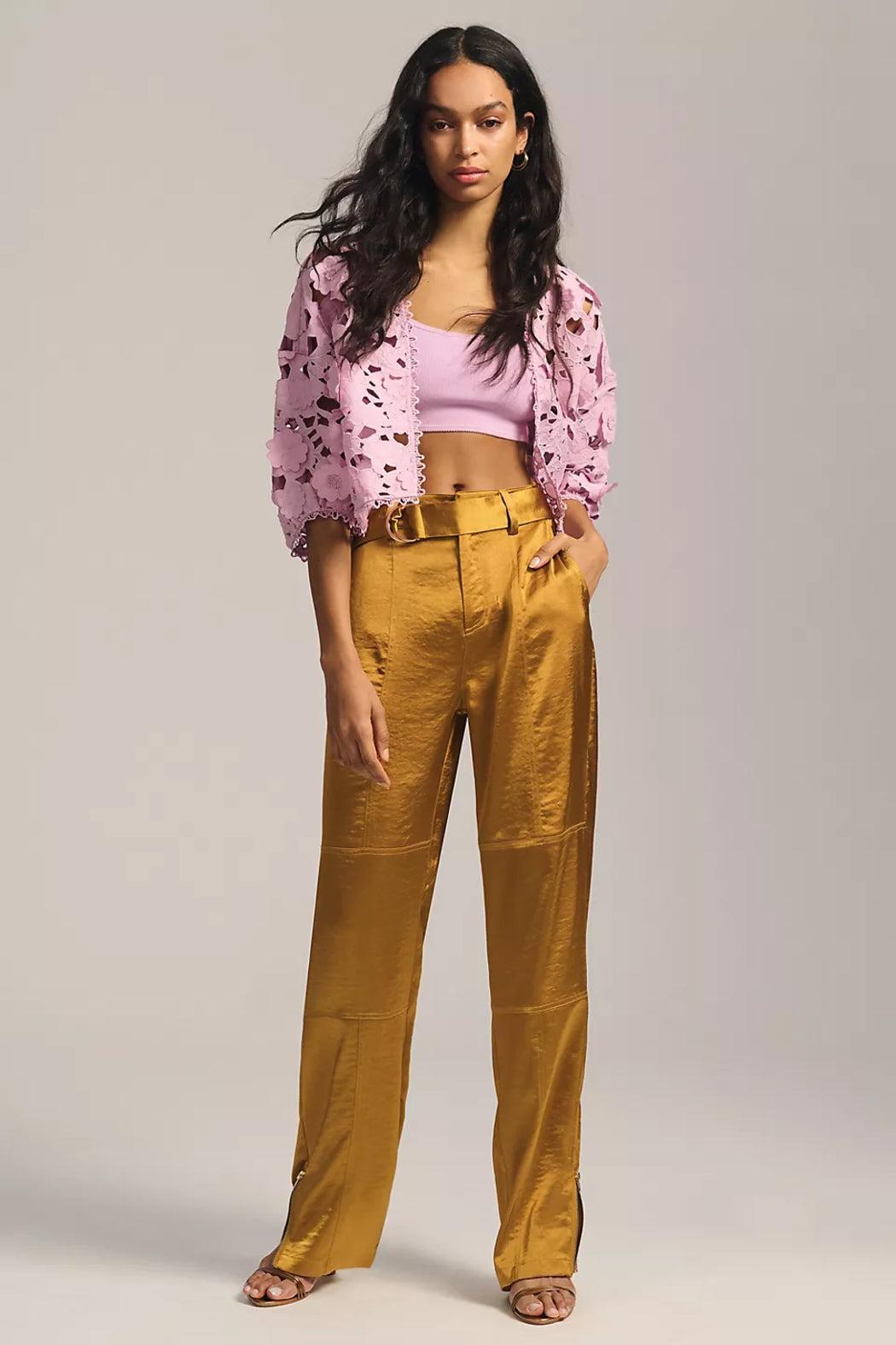 Floral Lace Cut Out Bolero Product Image