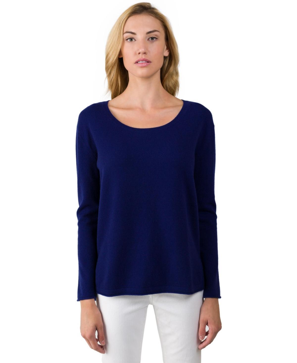 Jennie Liu Womens J Cashmere 100% Cashmere Dolman Sleeve Pullover High Low Sweater Product Image