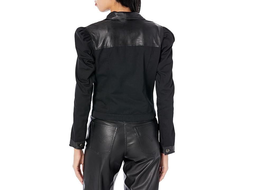 jakett NEW YORK Ariel Twill Burnished Leather Women's Clothing Product Image