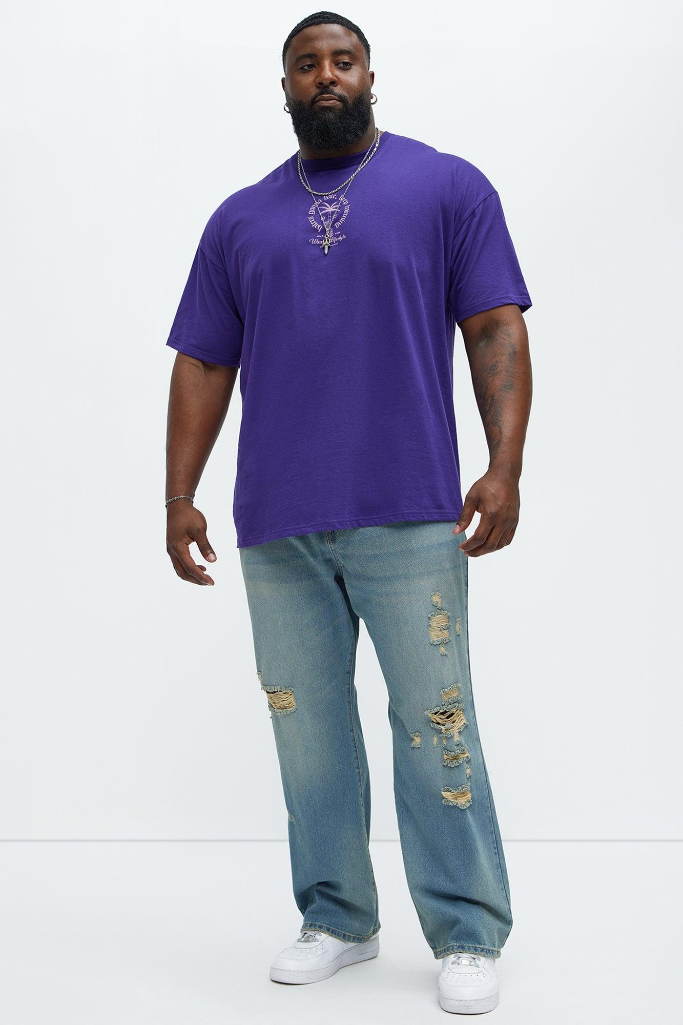 Winners Lifestyle Short Sleeve Tee - Purple Product Image