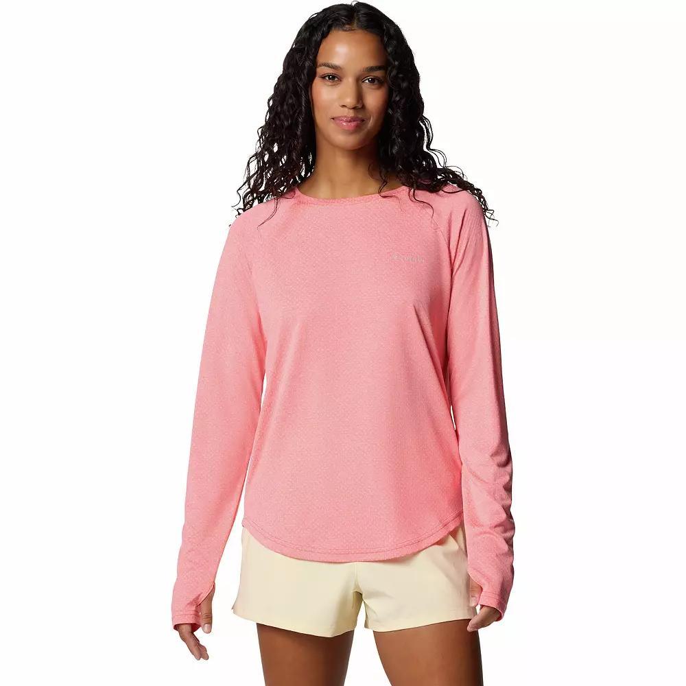 Women's Columbia Omni-WICK™ Bogata Bay Long Sleeve T-Shirt, Size: XS, Spray Product Image