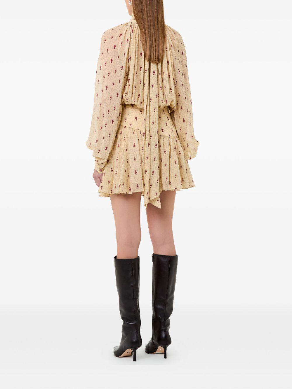 Cecile pleated mini dress Product Image