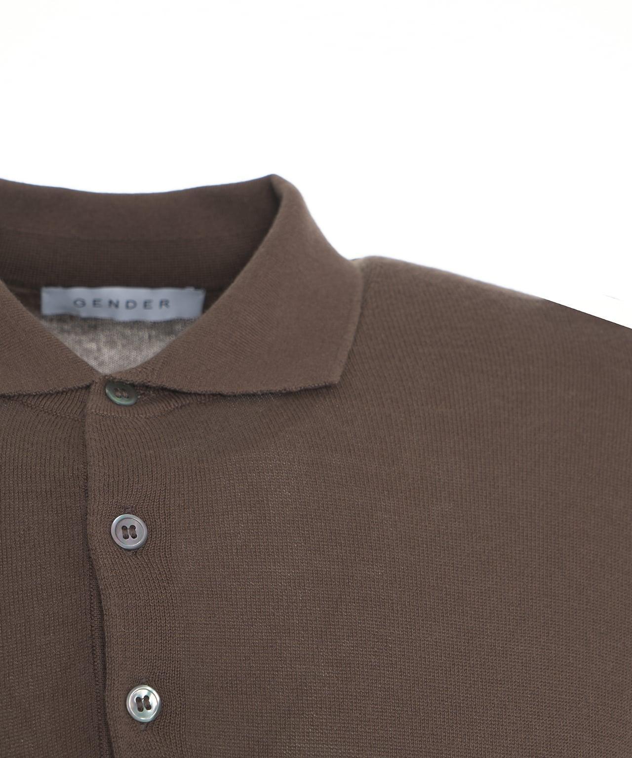 Silk blend polo shirt Product Image