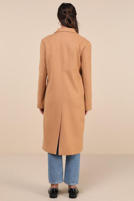 Style Squad Tan Long Coat Product Image