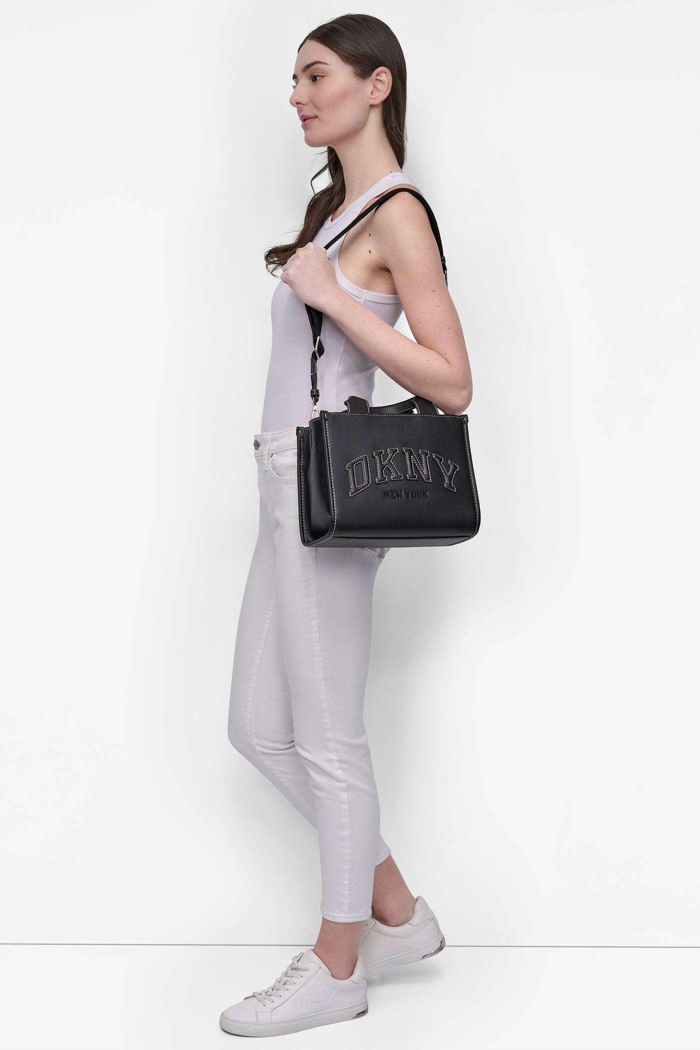 HADLEE SMALL EMBELLISHED LOGO TOTE Product Image
