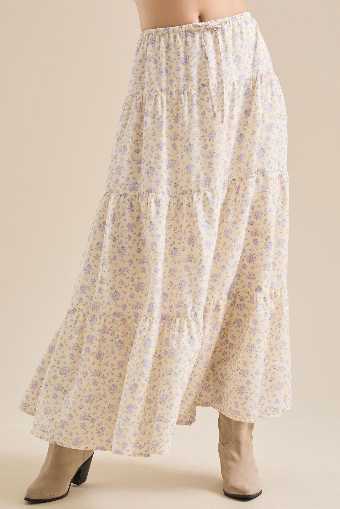 Hadley Floral Midi Skirt Product Image