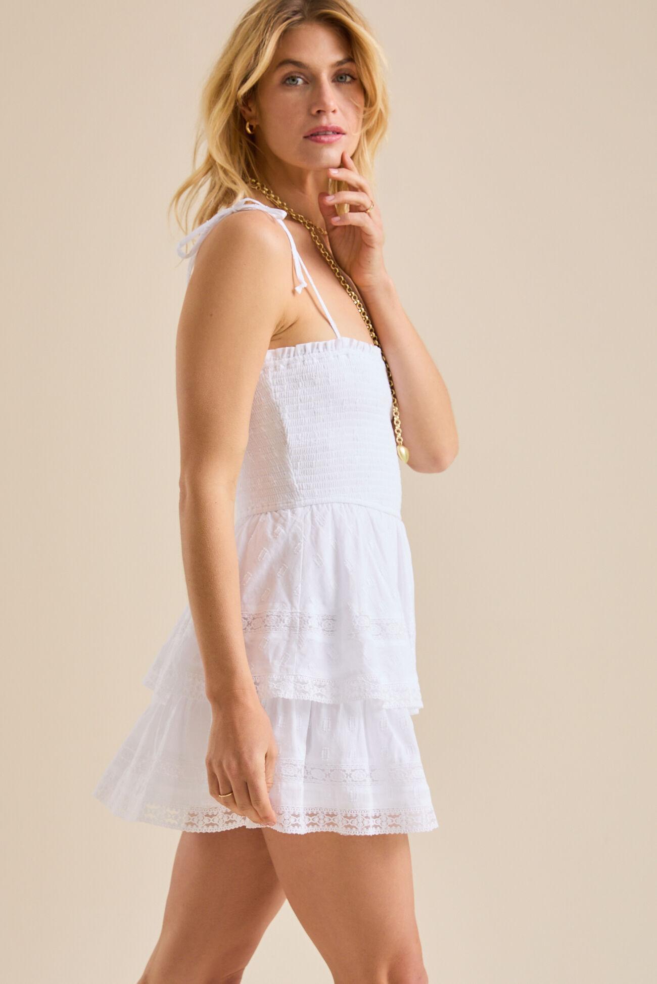 Jacky Lace Mini Dress Product Image