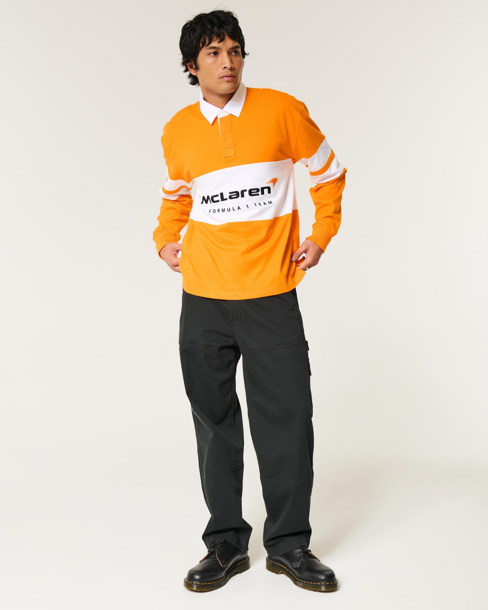 Boxy Heavyweight Oracle Red Bull Racing Graphic Rugby Polo Product Image