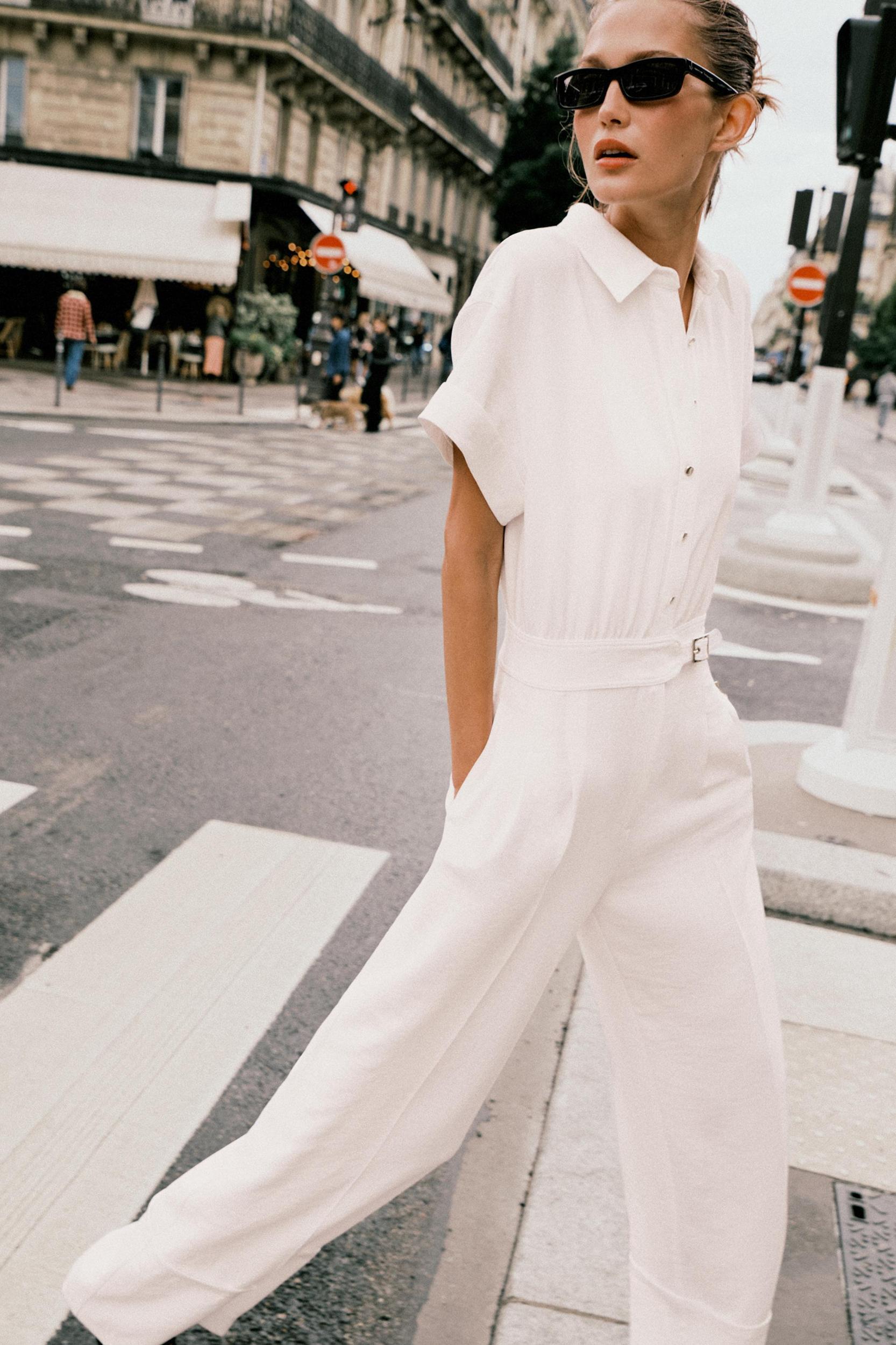 LONG CREPE JUMPSUIT Product Image