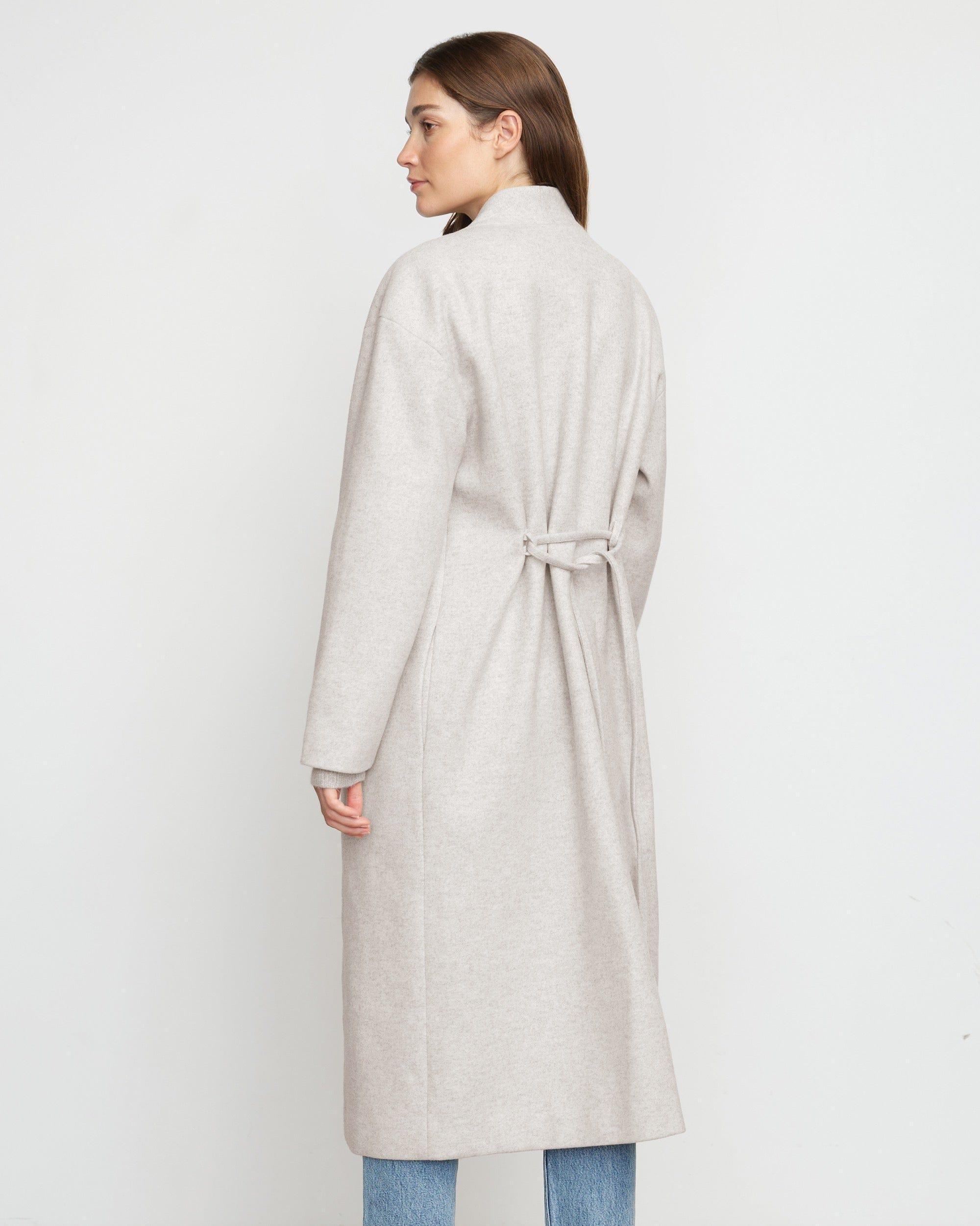 Reagan Oversized Tie-Front Coat Product Image