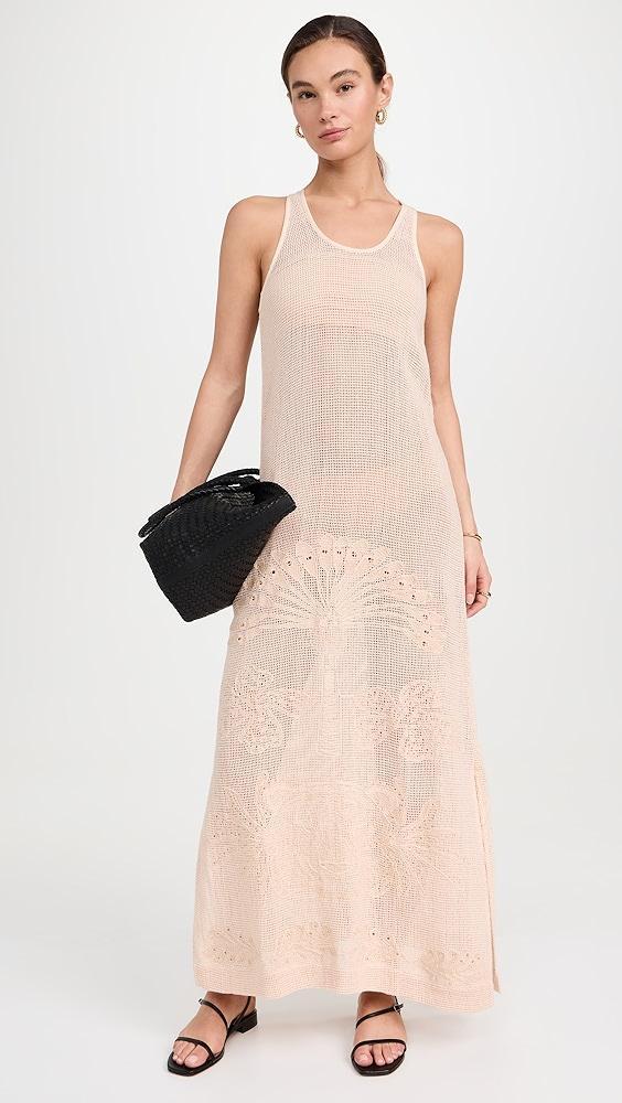 Las Sureñas Mosaico Long Net Dress | Shopbop Product Image