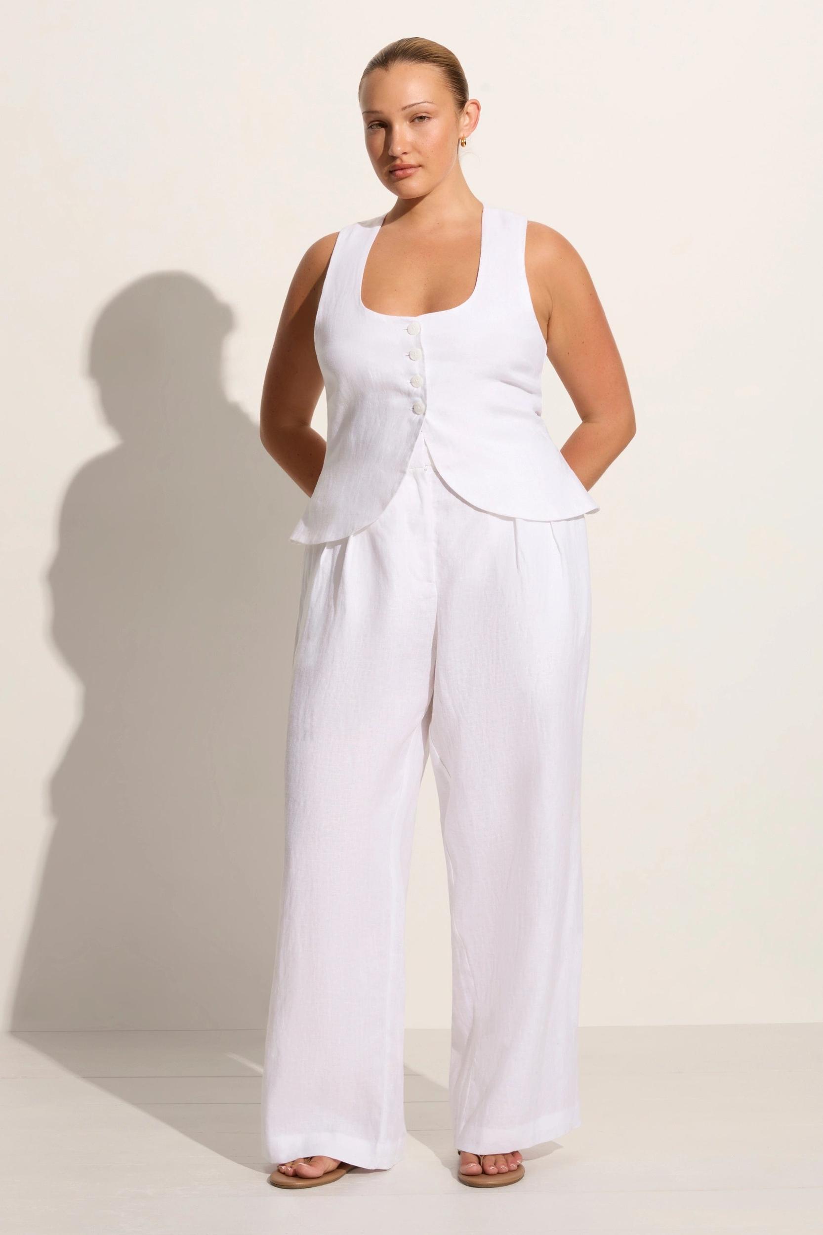 Duomo Pant White - Final Sale Product Image
