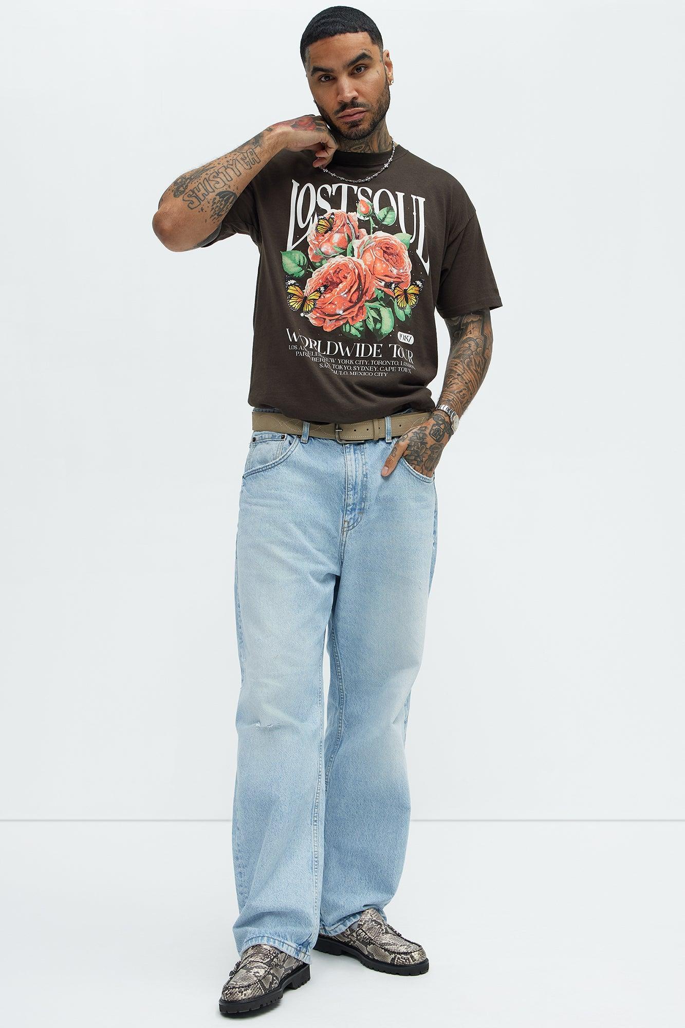 Lost Soul 1987 Short Sleeve Tee - Brown Product Image