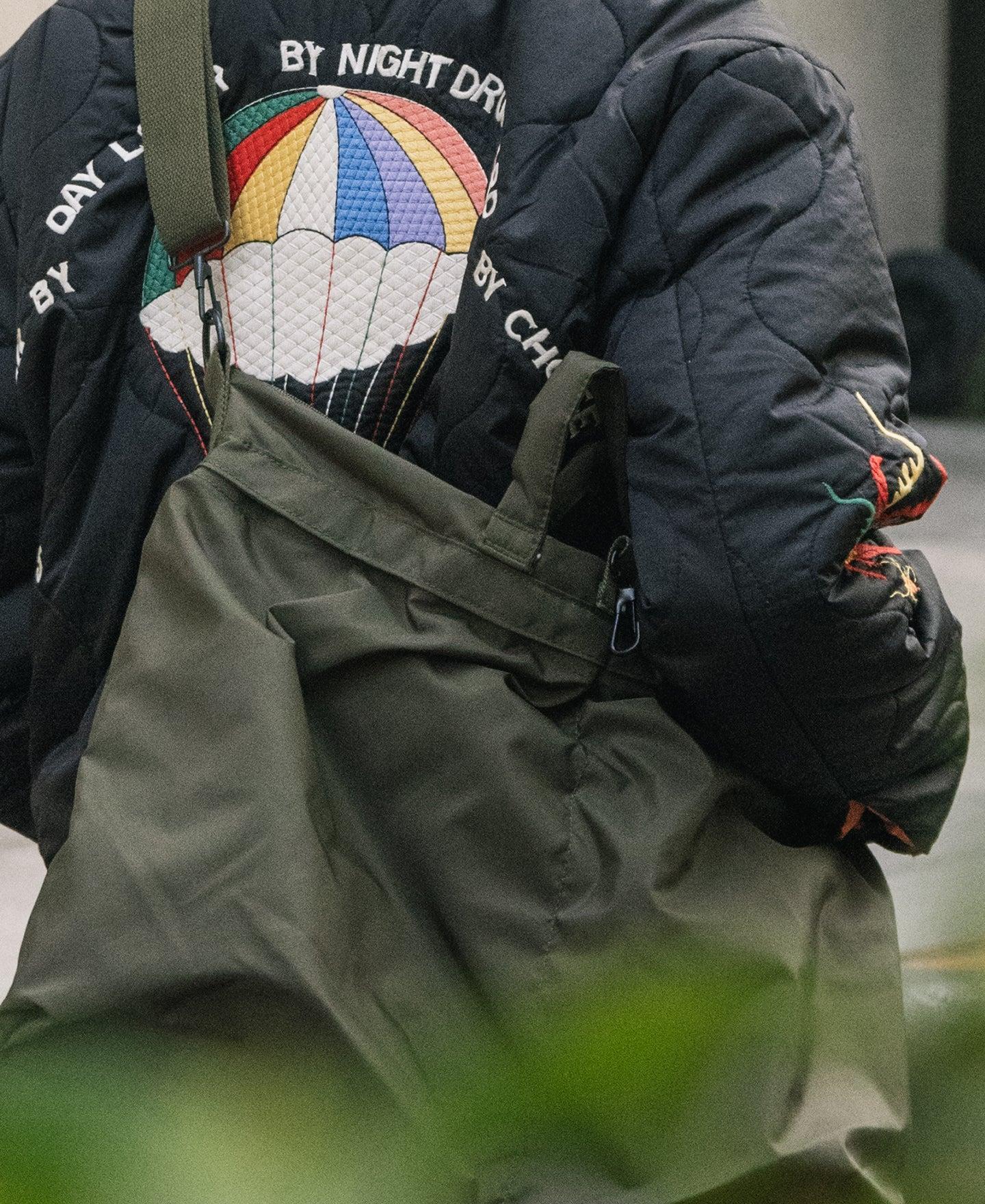 Vietnam War Quilted Padded Souvenir Jacket - Black Product Image