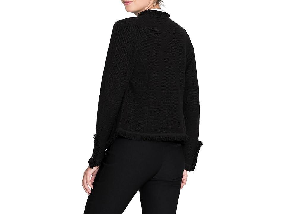 Nic+Zoe Fringe Mix Knit Jacket Product Image