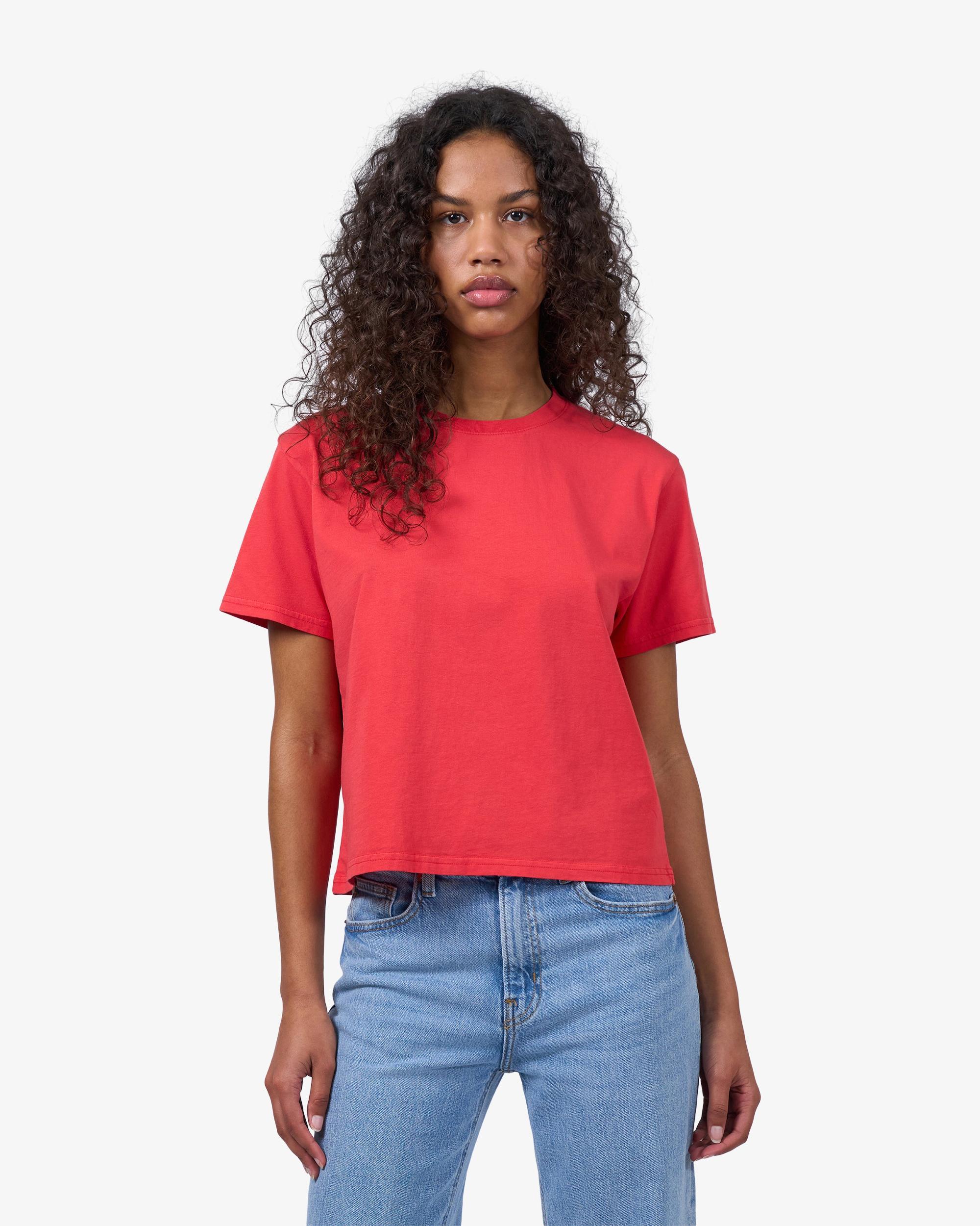 Type: CS2057/Organic Boxy Crop Tee/F Product Image