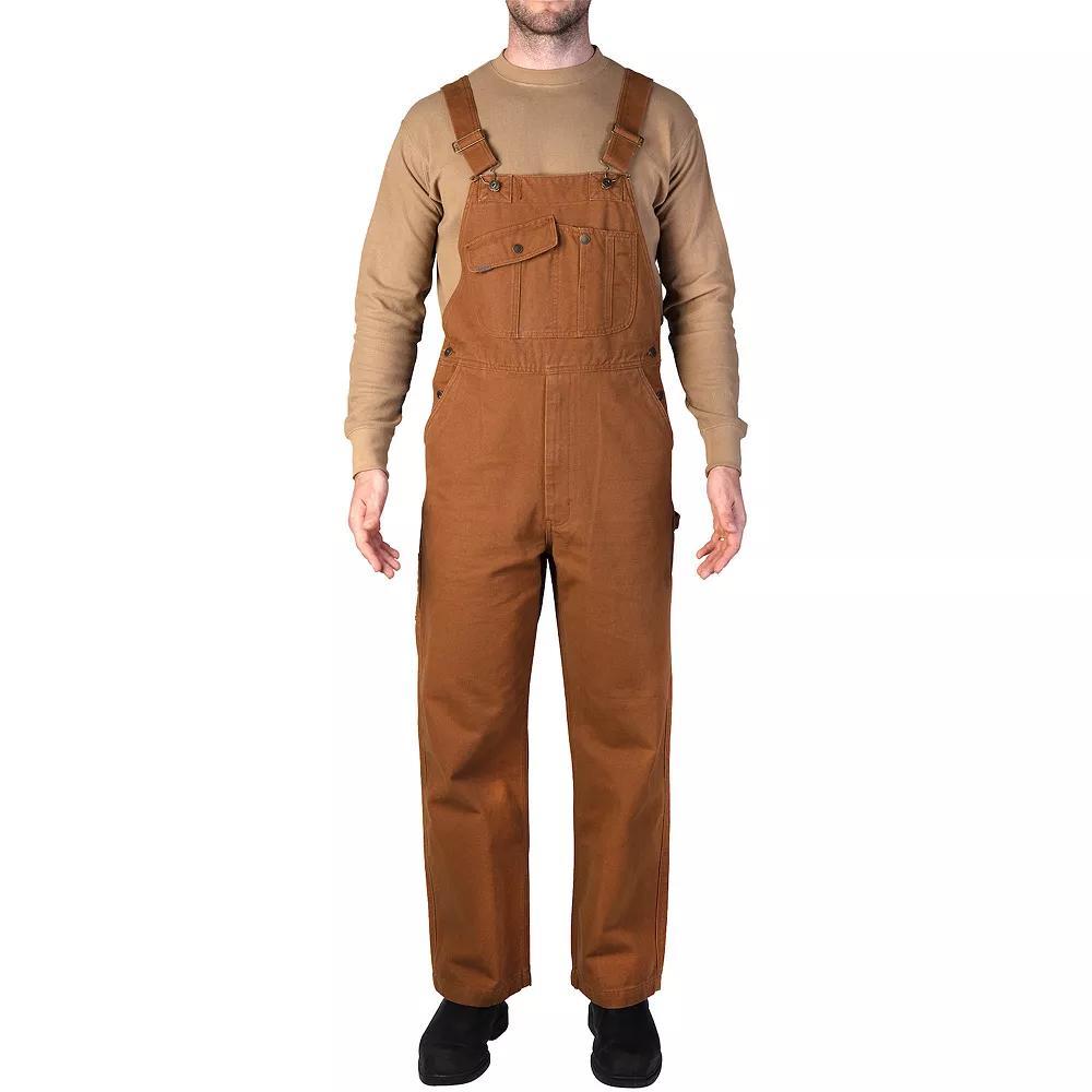 Smith's Workwear Duck Canvas Bib-Overall, Men's, Size: 38 X 32, Camel Brown Product Image