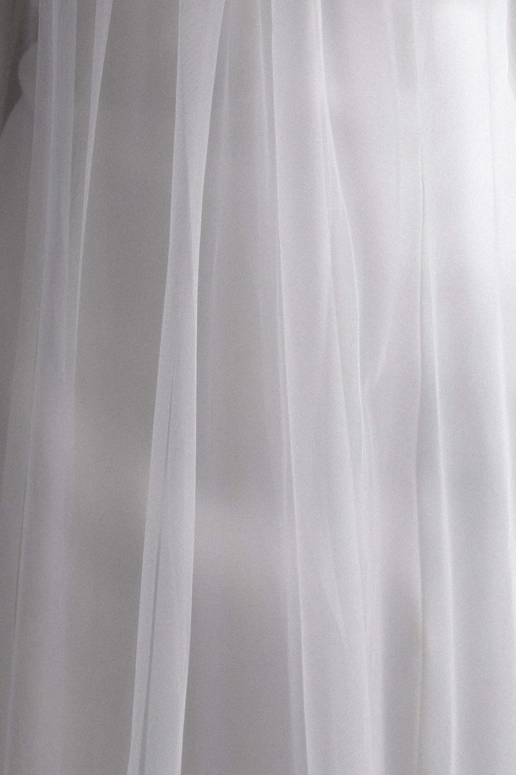 Bettany Chiffon Strapless Maxi Dress - White Product Image