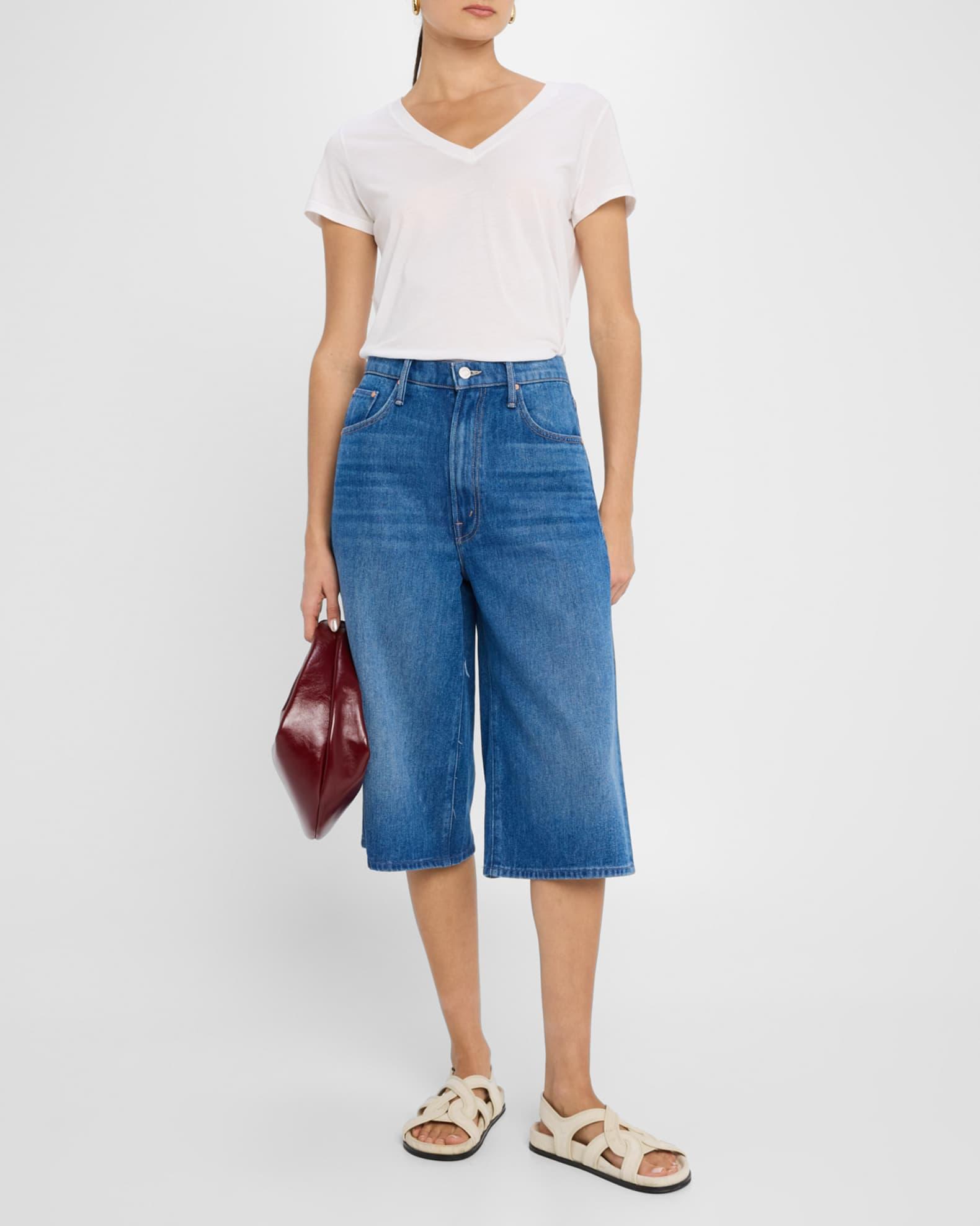 The Whole Lot Zip Capri Jeans Product Image