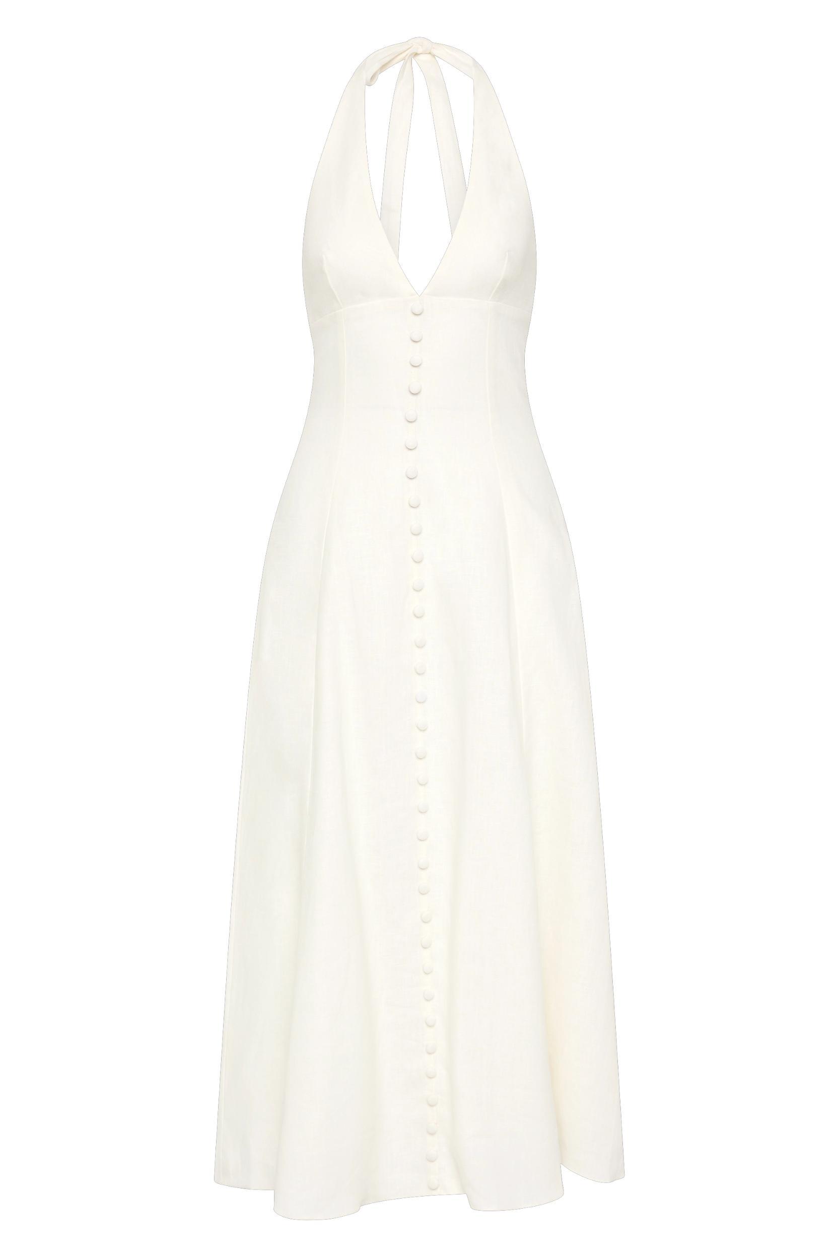 Marie Midi Dress White Product Image