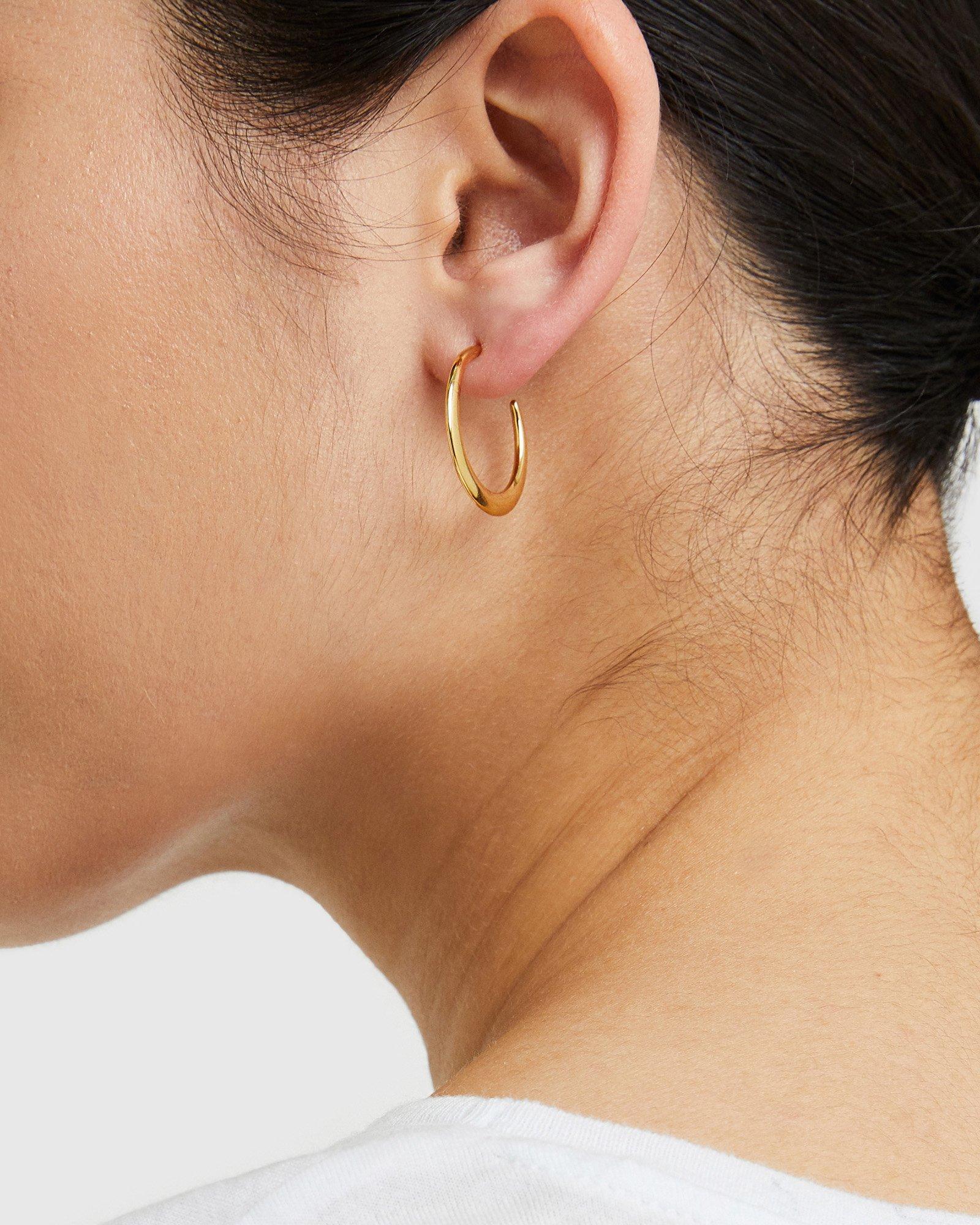 Quince | Women's Dress Up Hoop Earrings Earrings Product Image