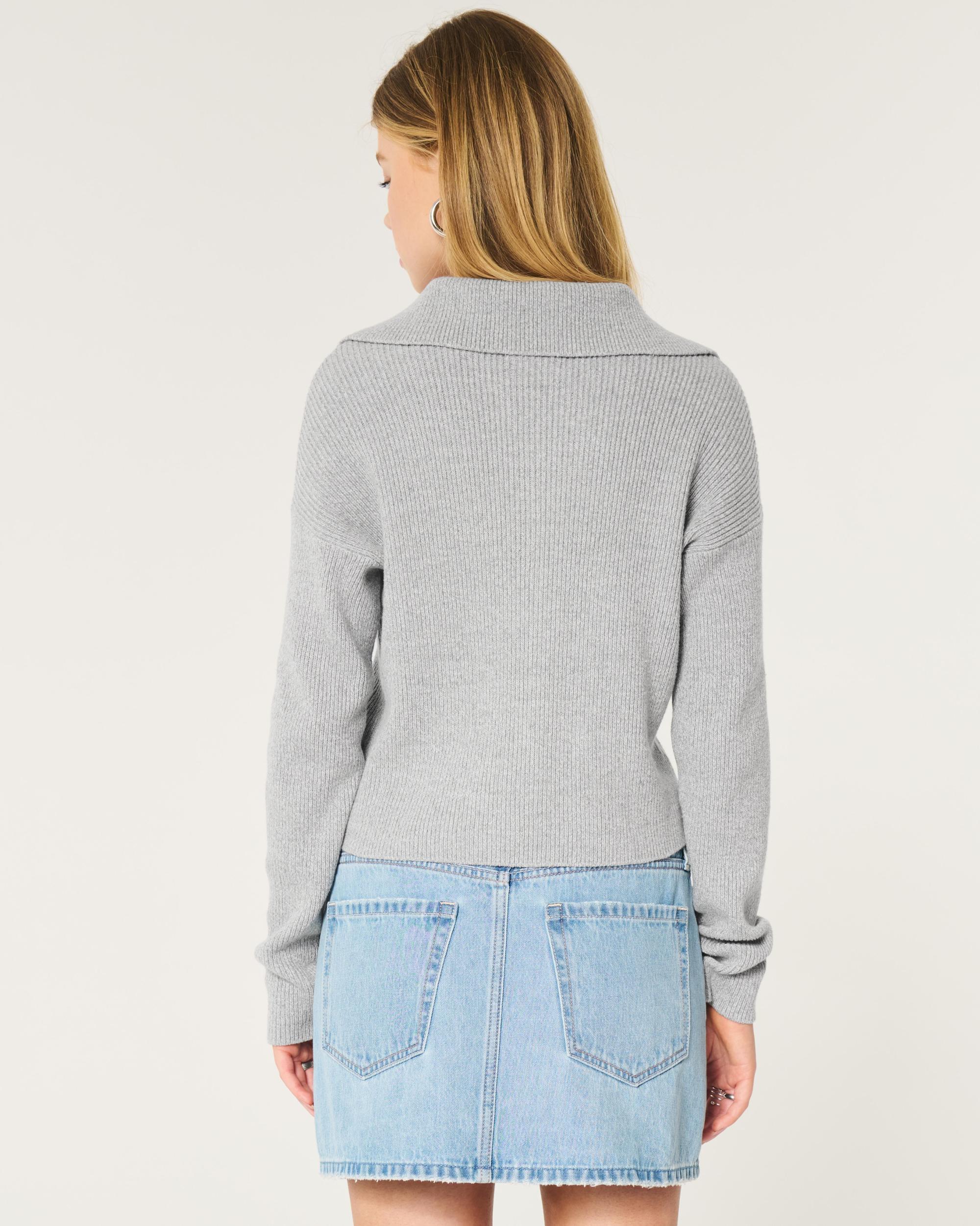Easy Zip-Up Sweater Product Image