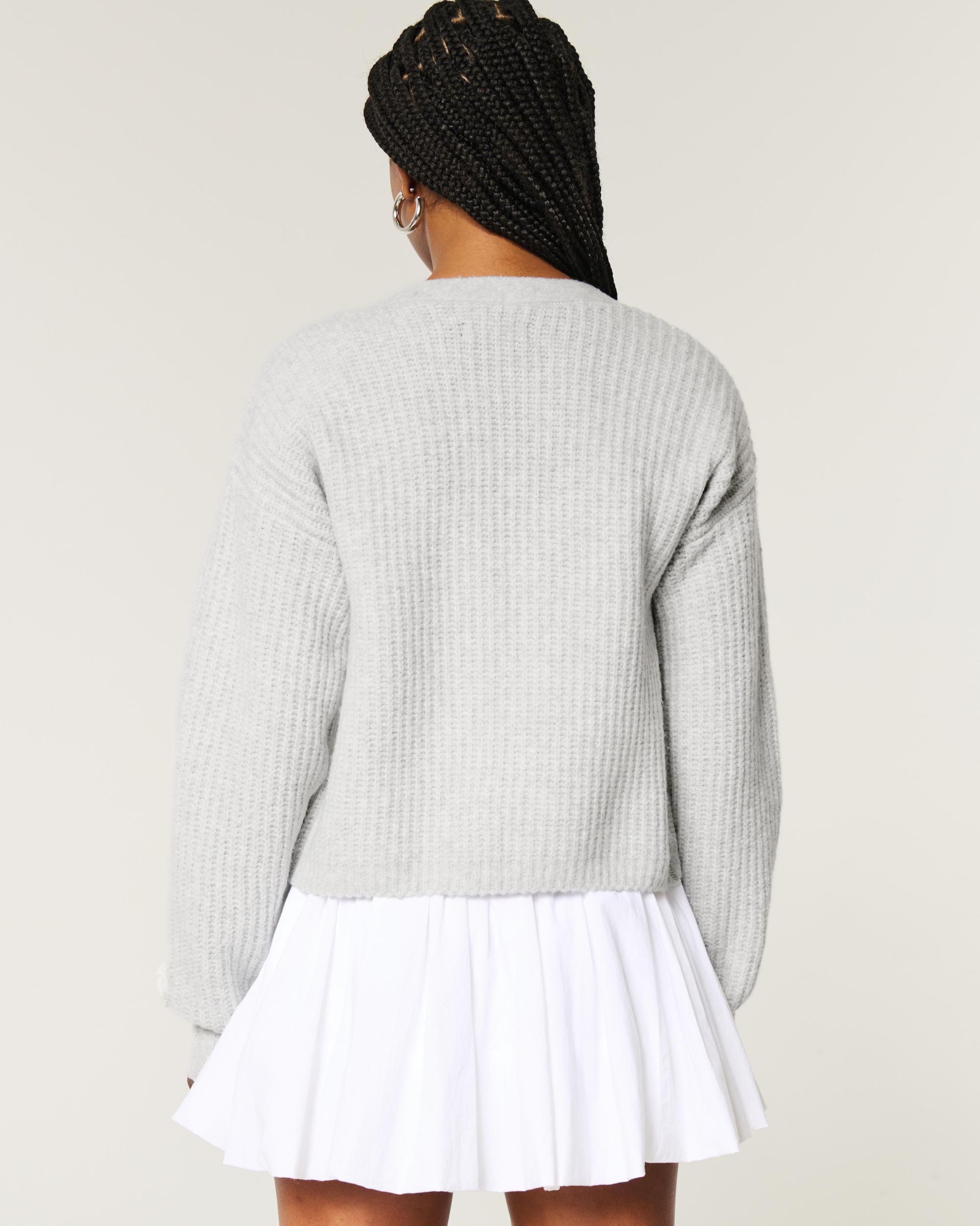 Hollister Comfy Cloud Floral No-Close Cardigan Product Image