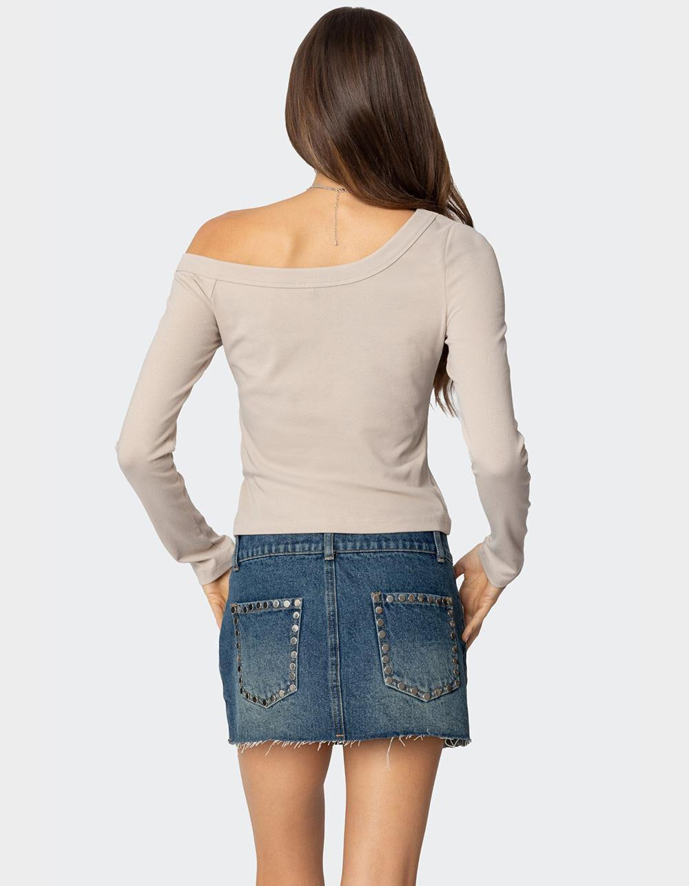 EDIKTED Adelaine Asymmetric Top Product Image