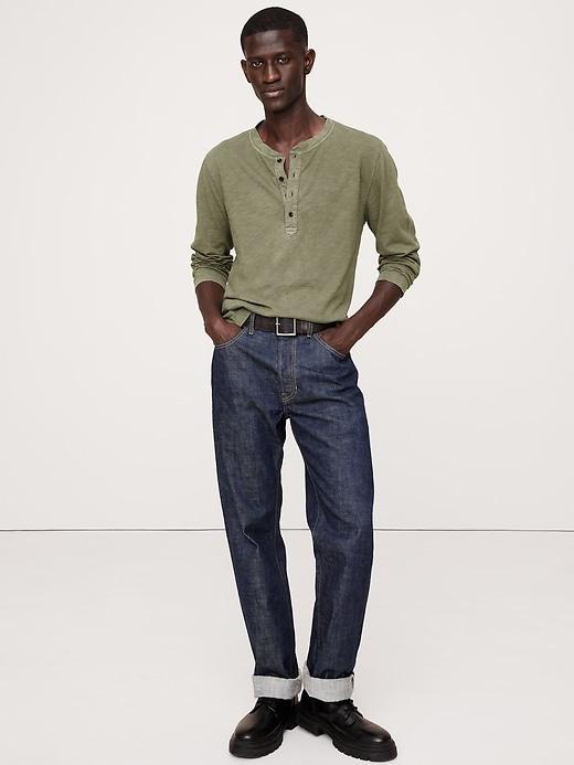 Soft Wash Henley T-Shirt Product Image