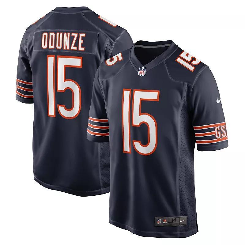 Men's Nike Rome Odunze Navy Chicago Bears 2024 NFL Draft First Round Pick Player Game Jersey, Size: Medium, Blue Product Image