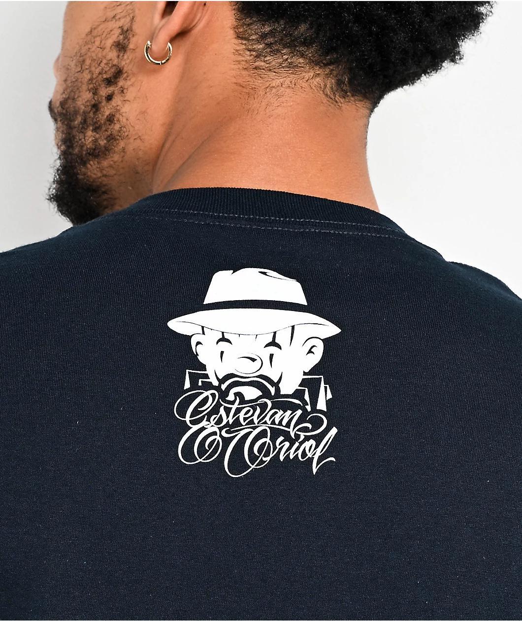 Estevan Oriol Car Hoppin Navy T-Shirt Product Image