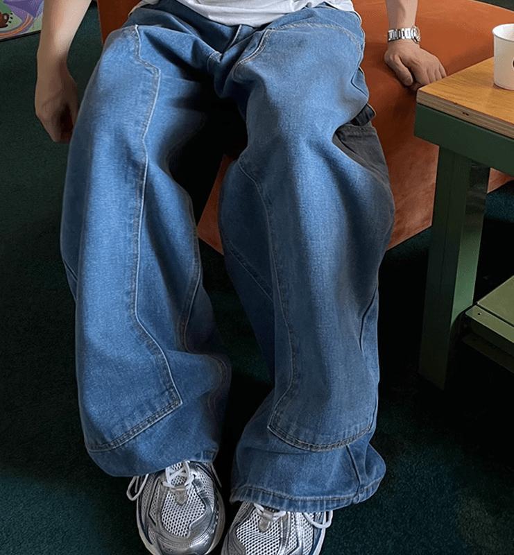 RT No. 11180 BAGGY DENIM JEANS Product Image