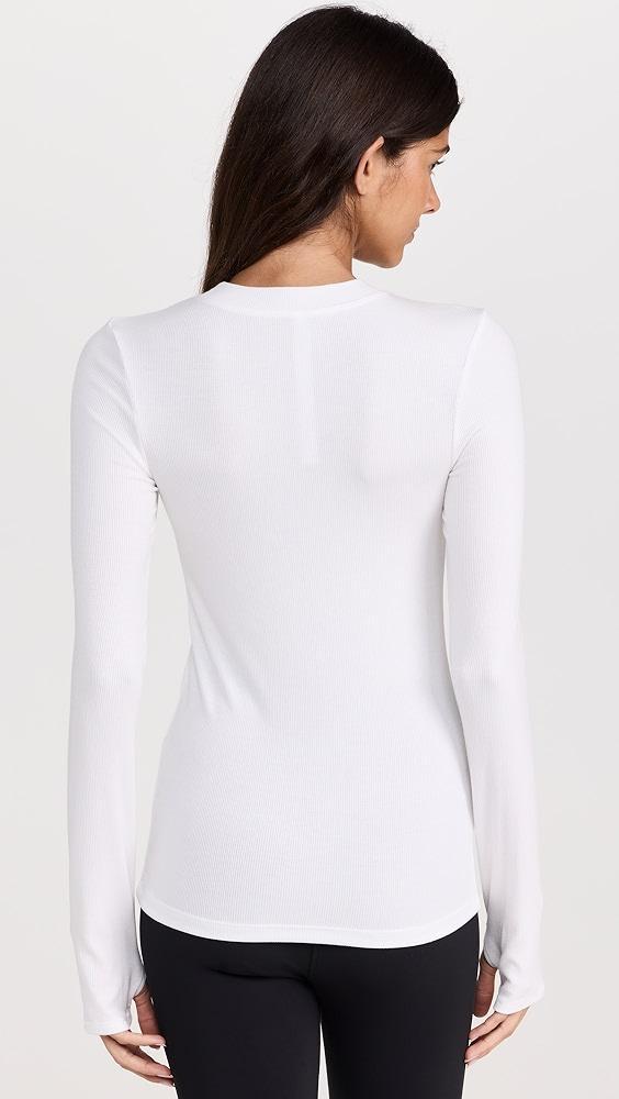 Splits59 Louise Rib Long Sleeve Tee | Shopbop Product Image