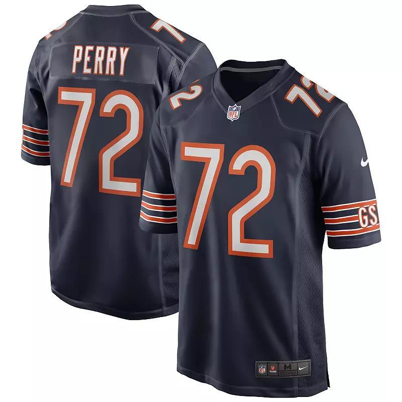 Men's Nike William Perry Navy Chicago Bears Game Retired Player Jersey, Size: Large, Blue Product Image