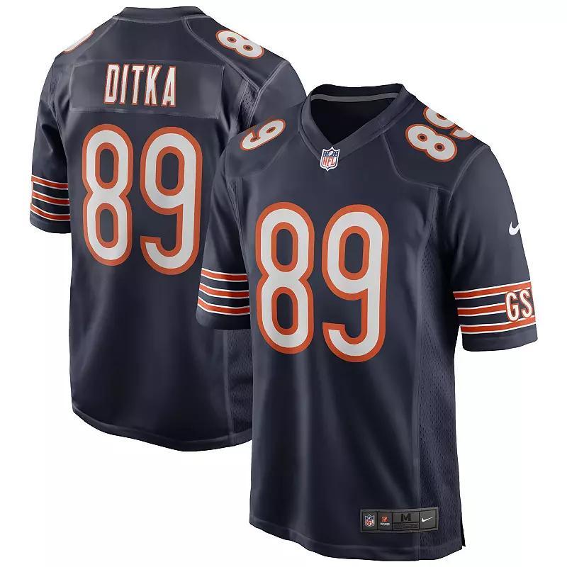 Men's Nike Mike Ditka Navy Chicago Bears Game Retired Player Jersey, Size: Large, Blue Product Image