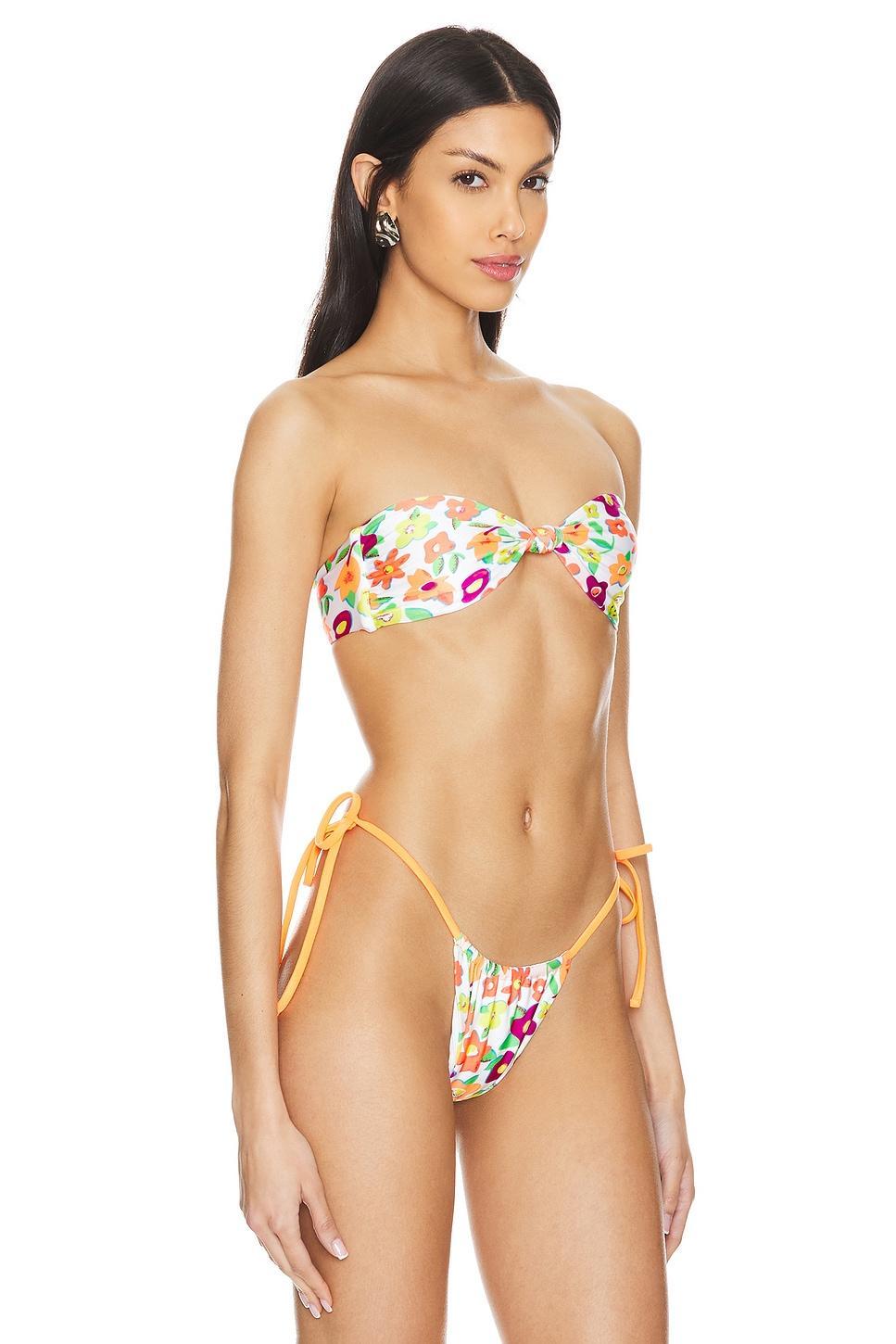 Crescent Satin Top Frankies Bikinis Product Image