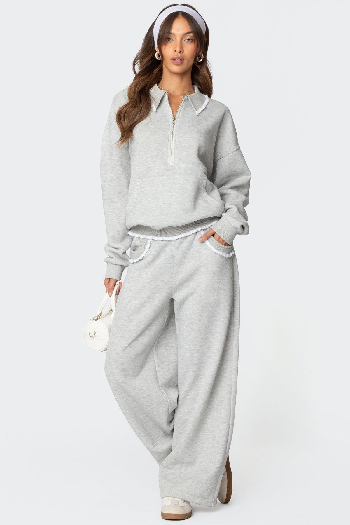 Ashtin Ruffle Trim Sweatpants Product Image