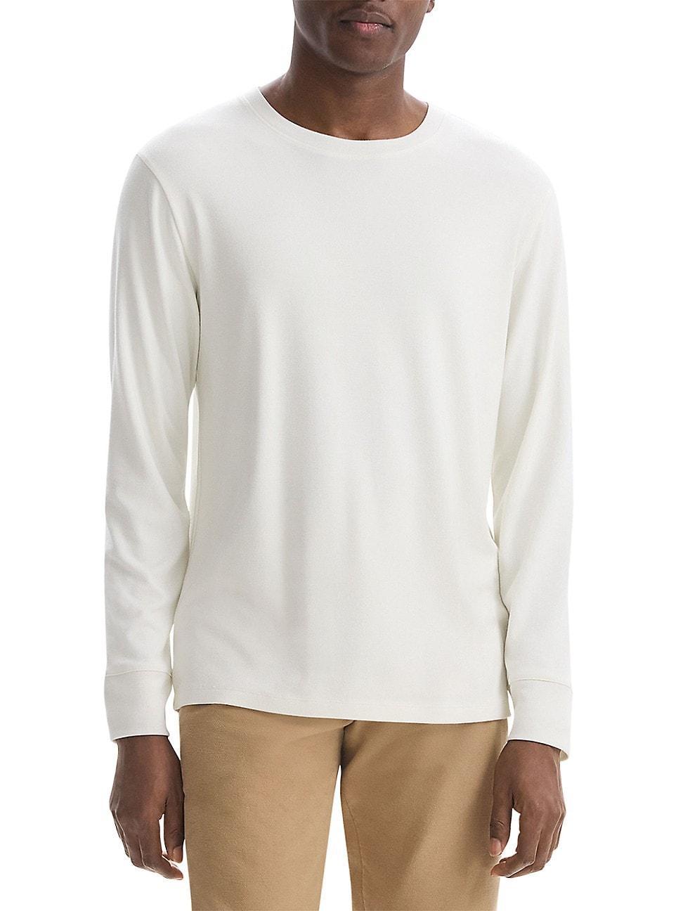 Mens Essential Tee Long Sleeve in Anemone Milano Product Image