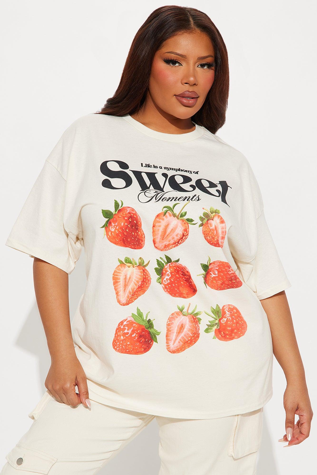 Sweet Moments Oversized Tee - Sand Product Image