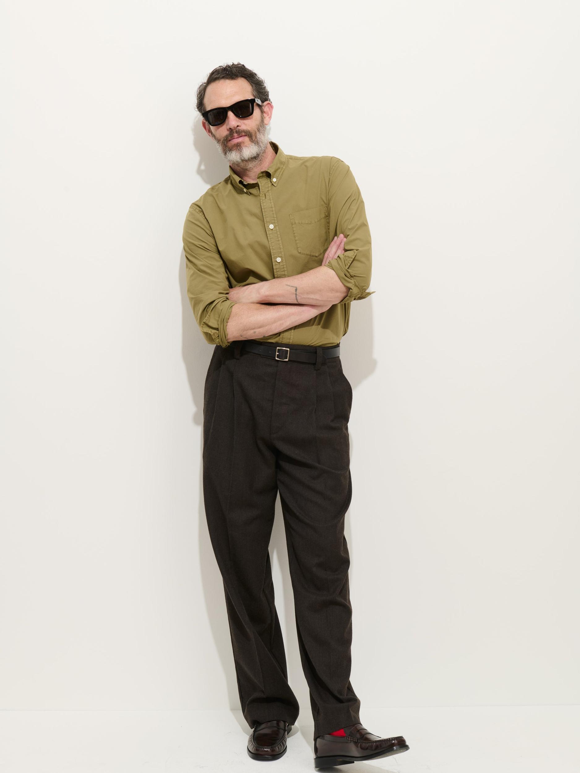 Mill Shirt In Cotton Poplin Product Image