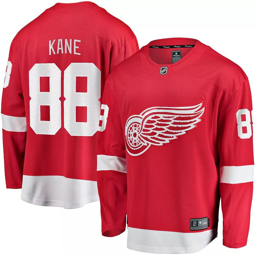 Men's Fanatics Branded Patrick Kane Red Detroit Red Wings Home Breakaway Player Jersey, Size: 4XL Product Image