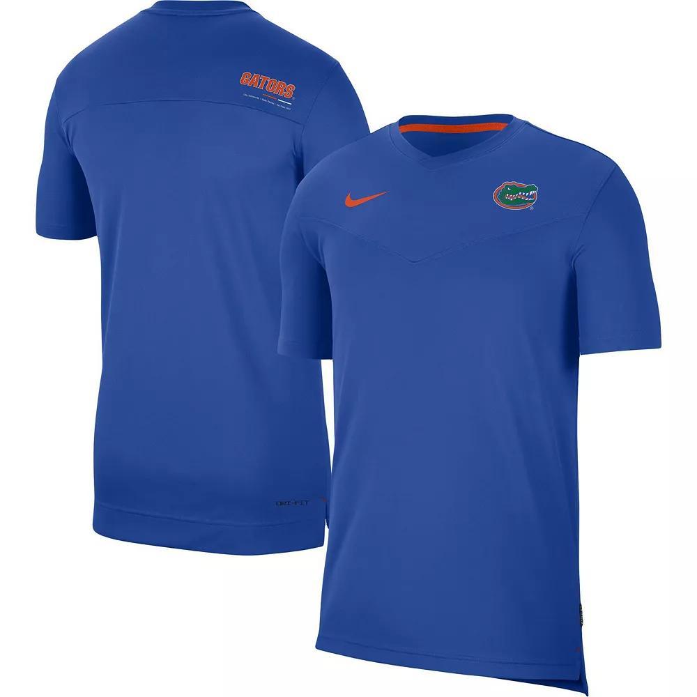 Men's Nike Royal Florida Gators 2022 Coaches UV Performance T-Shirt, Size: Large, Blue Product Image